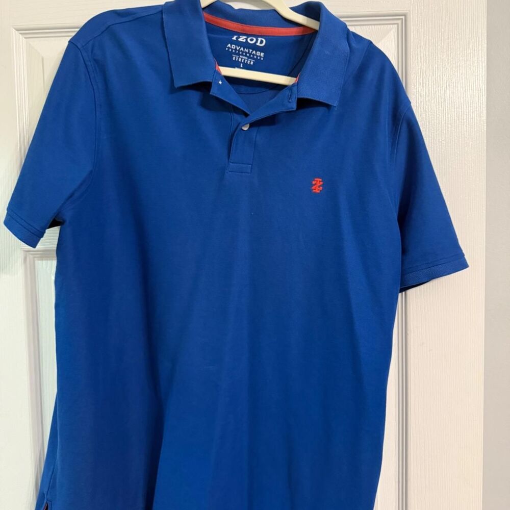 Izod Men's Blue Polo-shirts